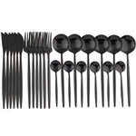 Elegantes 24-teiliges Besteckset für 4 Personen