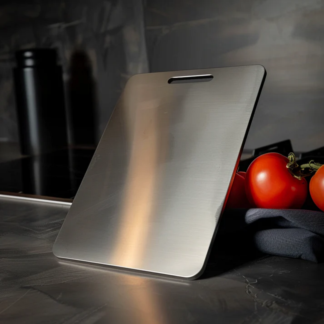 Premium Stainless Steel Cutting Board for Precise Cooking