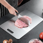 Premium Stainless Steel Cutting Board for Precise Cooking