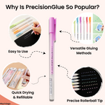 Precision Adhesive for Creative Projects | Refillable & Drip-Free