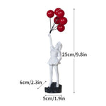 Moderne Skulpturenserie: Blumenwerfer Statue