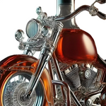 Motorrad-Design Whiskeykaraffe für stilvolle Heimbars