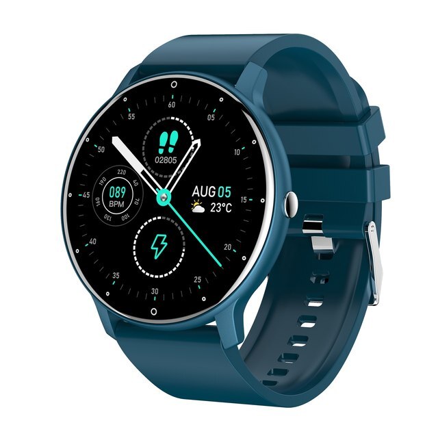 Slim Smartwatch mit Pulsüberwachung – Wasserdicht und Touchscreen