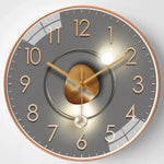 Elegante Wanduhr mit geräuschlosem Mechanismus – zeitloses Design