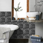 3D Wandfliesenaufkleber im Mosaikdesign