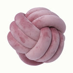 Samt Kissen mit Knoten