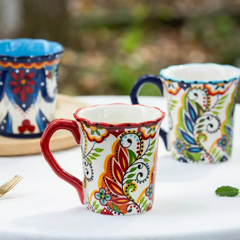 Kreative Blütenkaffeetasse für jeden Tag