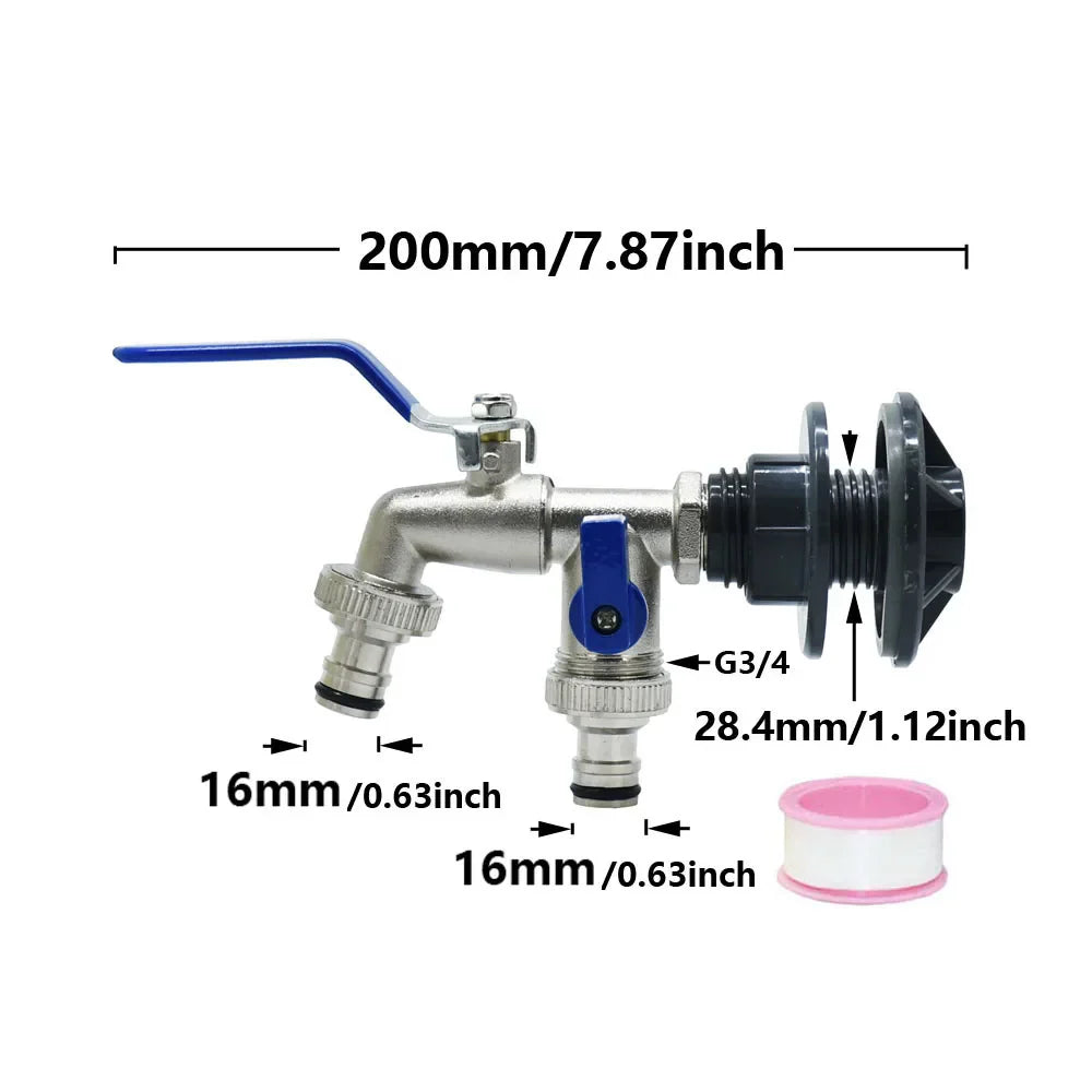 Water Butt Connector Adapter | 16mm Connection