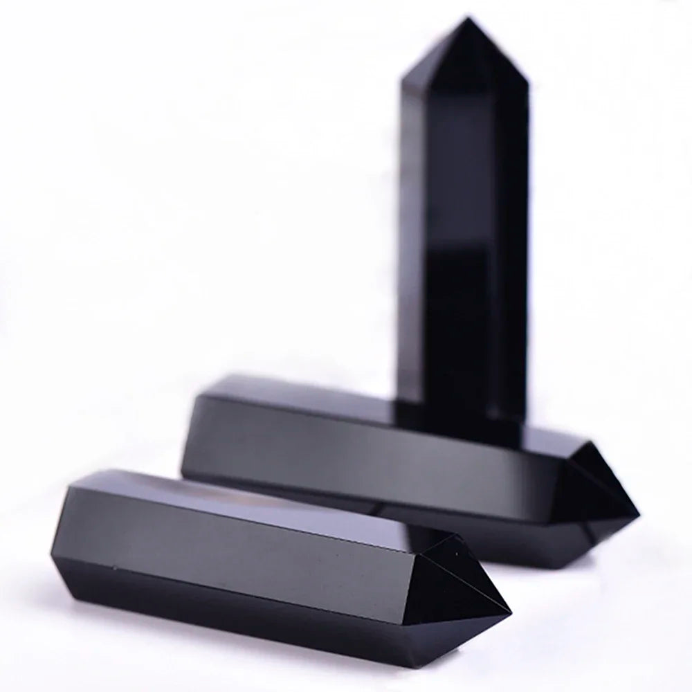 Crystal Clear Natural Quartz Obelisk | Spiritual Energy for Your Home