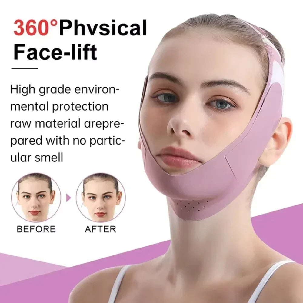Tighten facial contours with the V-Shape Mask | Breathable & Skin-Friendly