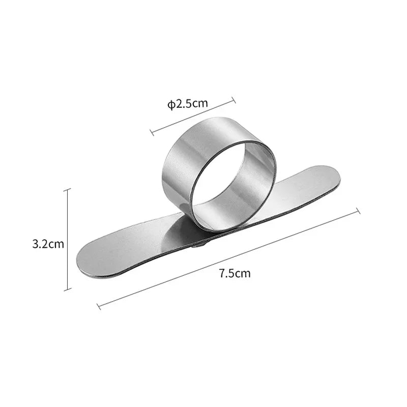 FruchtSchäler Pro | Edelstahl Fingerring Obstschäler