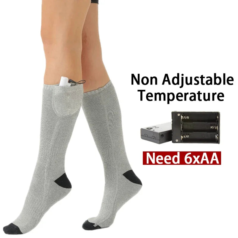 Rechargeable Heated Socks for Outdoor Enthusiasts