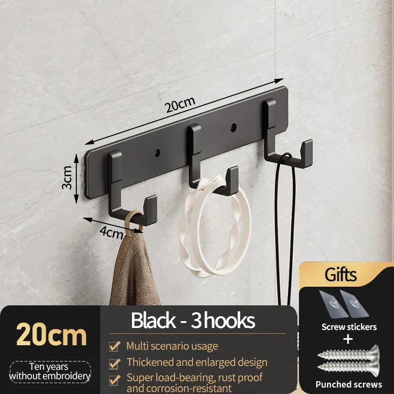 Elegant aluminum wall and door hooks for every room