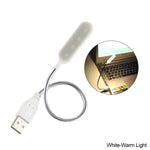 LumiFlex USB LED Reading Lamp | Rechargeable & Energy-Saving | Flexible Gooseneck | Warm White & Cool White | Ideal for Laptop, PC & Power Bank