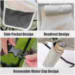 Lightweight Outdoor Folding Chair for Camping and Garden