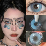 Farbenfrohe Kontaktlinsen mit Dioptrien für strahlende Augen
