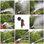 Multifunktionale Gartenspritzpistole mit 8 Sprühmuster