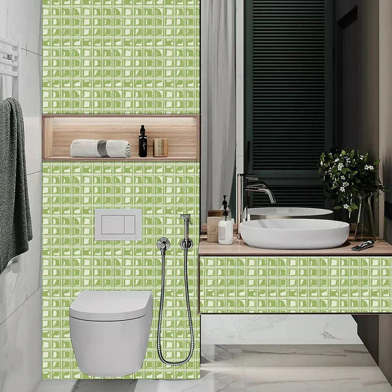 3D Wandfliesenaufkleber im Mosaikdesign