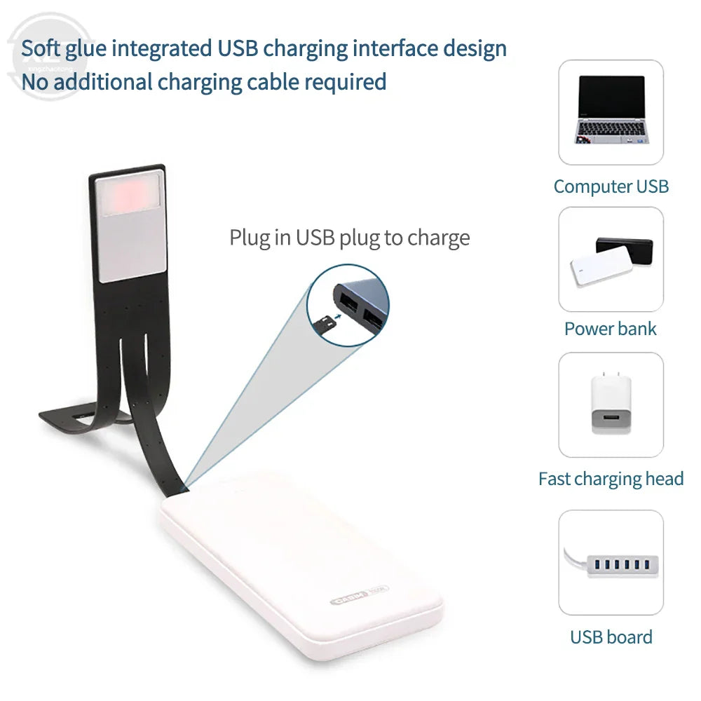 LeseGlow | Flexible USB-LED-Lampe mit Dimmfunktion für unterwegs