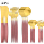 Elegantes 30-teiliges Besteckset für stilvolle Tischmomente