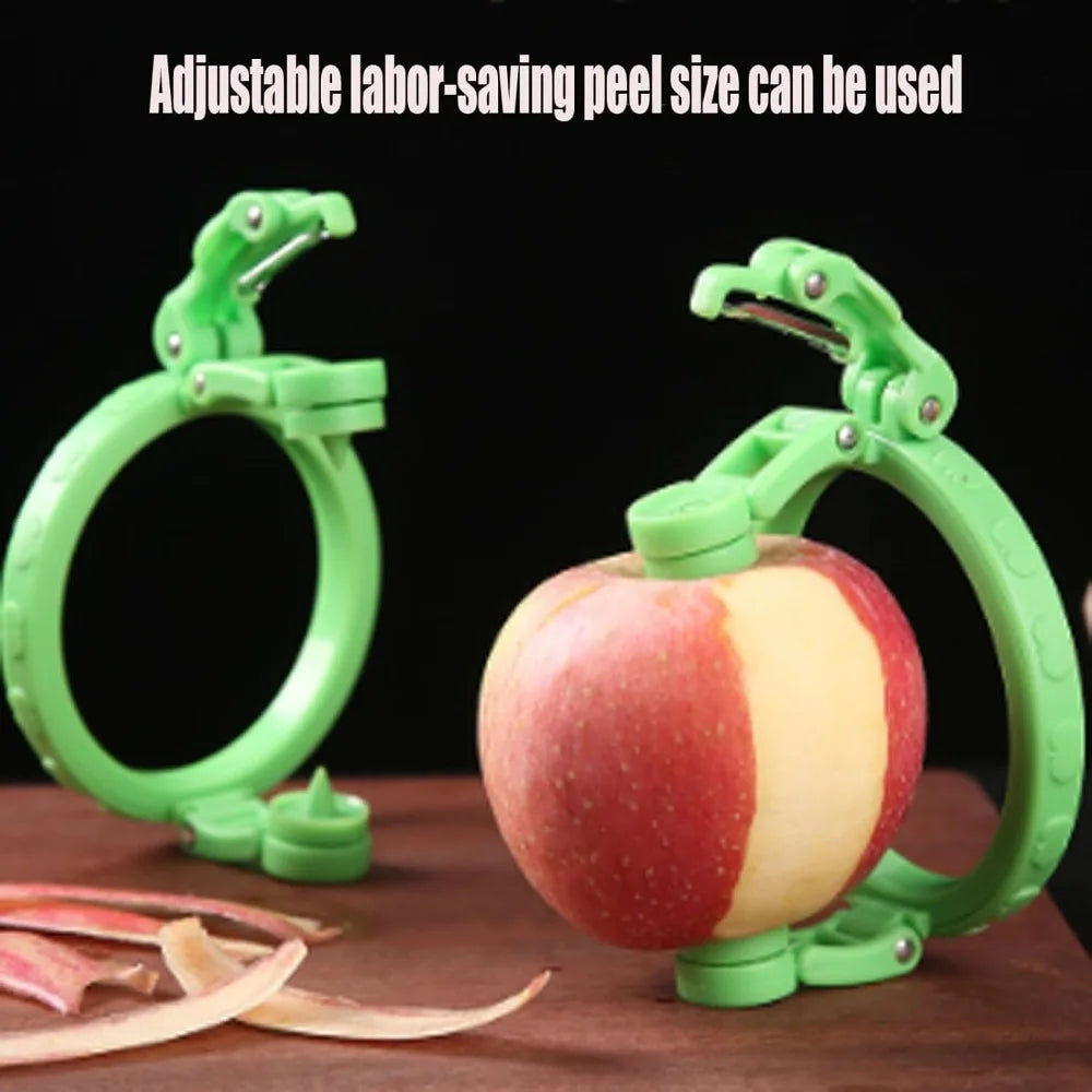 Fruchtzauber | Kompakter Handheld Obstschäler mit Komfortgriff