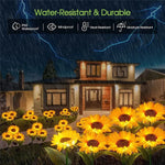 Blossom Magic - Solar Sunflower Lights for Your Garden