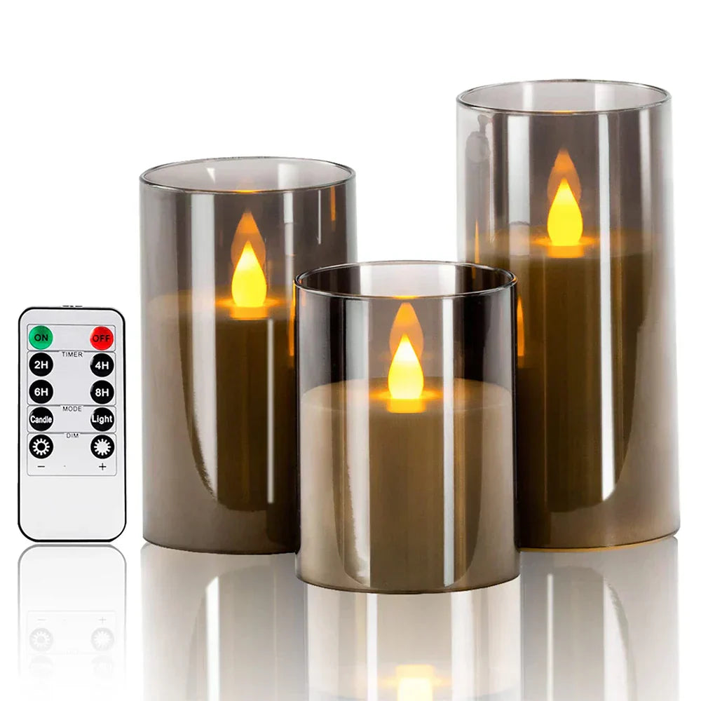 Elegantes LED Kerzen Set für eine entspannende Atmosphäre