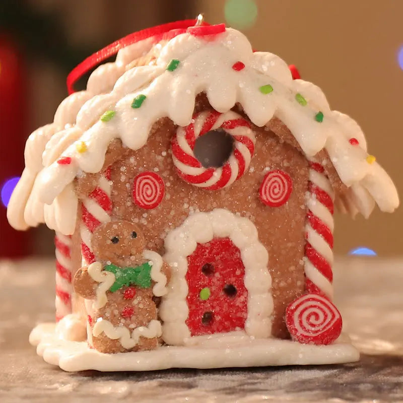Zauberhafte LED-Gingerbread-Häuschen | Handgefertigte Weihnachtsdekoration