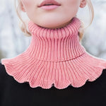 Elegant Women's Collar in Black and White | Detachable, Soft Style