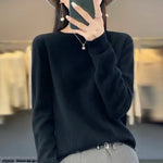 Eleganter Kaschmirpullover für Damen – Rundhals und Warm