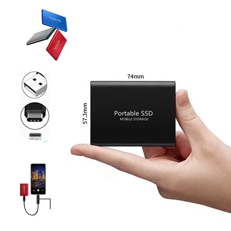 Blazing-Fast External SSD | USB 3.1 Type-C | 500GB–2TB