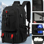 Technischer Trekking-Rucksack mit USB-Anschluss – 50L-80L Volumen