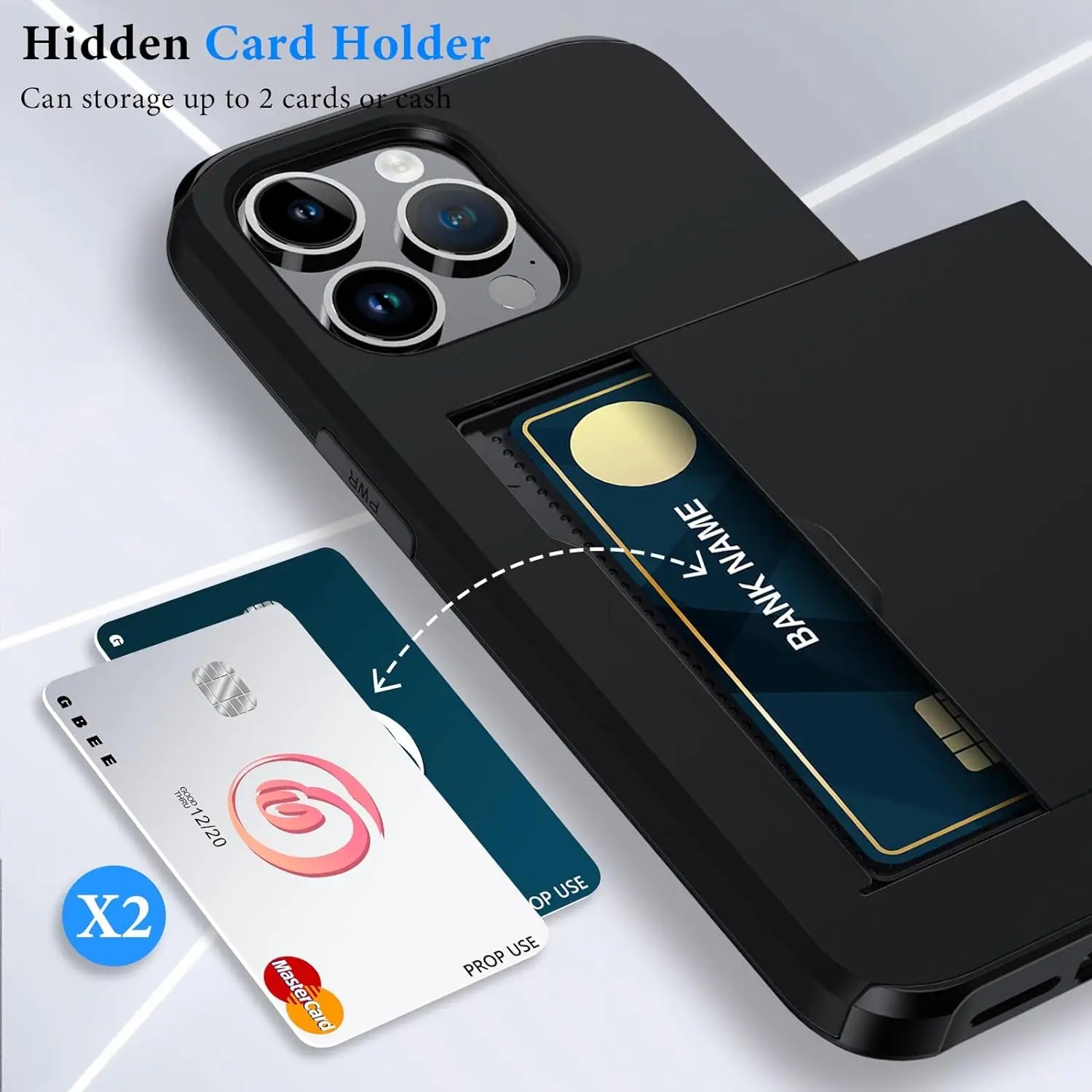 SicherStyl iPhone Hülle mit Kartenfach – Schlankes Design