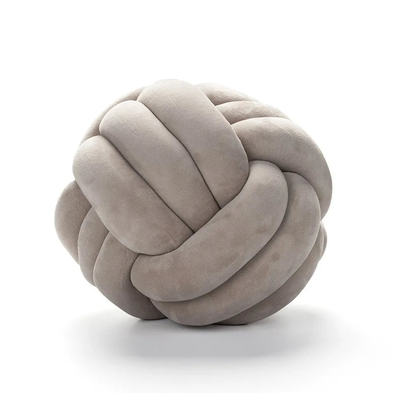 Samt Kissen mit Knoten