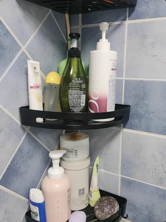 Kleberfreier Duschregal-Organizer – Robust, Wasserdicht & Flexibel