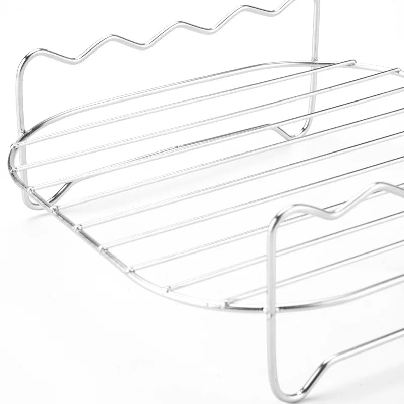 GrillMaster Professional Skewer Set | Stainless Steel & Holder | For Grill and Oven