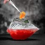 2-teiliges Set aus Glas mit Muschelschale