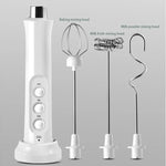 Vielseitiger Milchaufschäumer mit integriertem Akku – 3-in-1 Lösung für perfekten Schaum