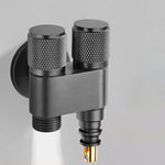 2-in-1 Wandarmatur für Toilette und Waschmaschine – Dual Flow Pro