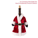 Festive Wine Bottle Cover – Stylish Christmas Decoration
