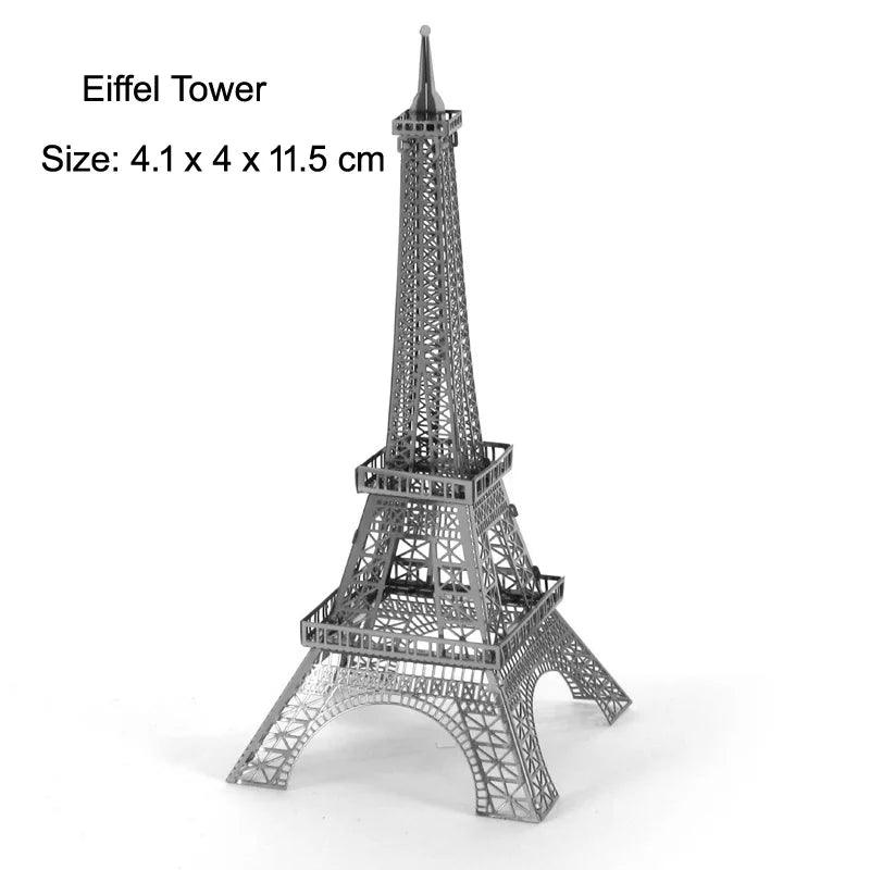 Kreatives 3D Metall Puzzle Set: Baue und Entdecke Weltwunder