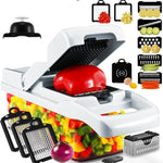 Küchenprofi | 12-in-1 Vegetable Chopper | 7 Stainless Steel Blades, Non-Slip & BPA-Free | For Versatile Vegetable Preparation