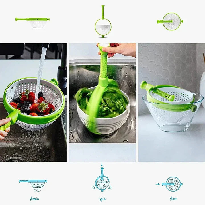 Gemüsezauber | Salatschleuder und Gemüsewaschfilter