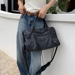 Elegante Schultertasche mit großem Stauraum für Damen