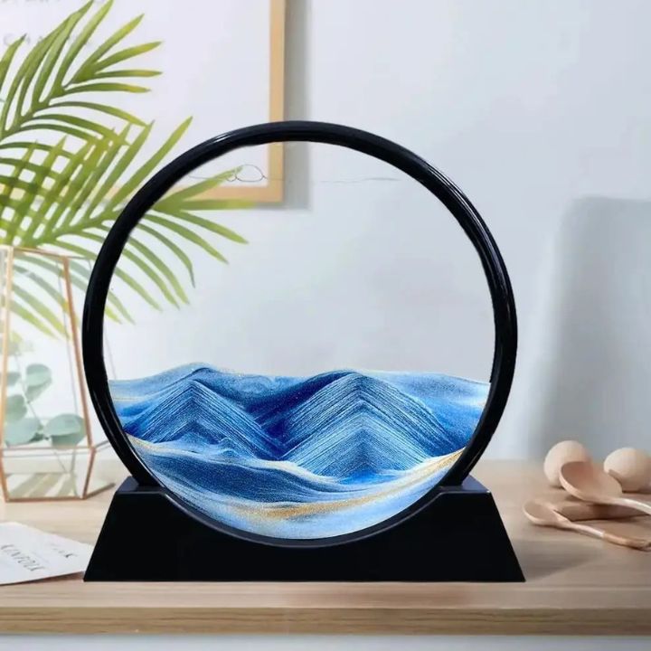 Entspannende Sandkunst im 3D-Design – Tiefsee-Kunstwerk