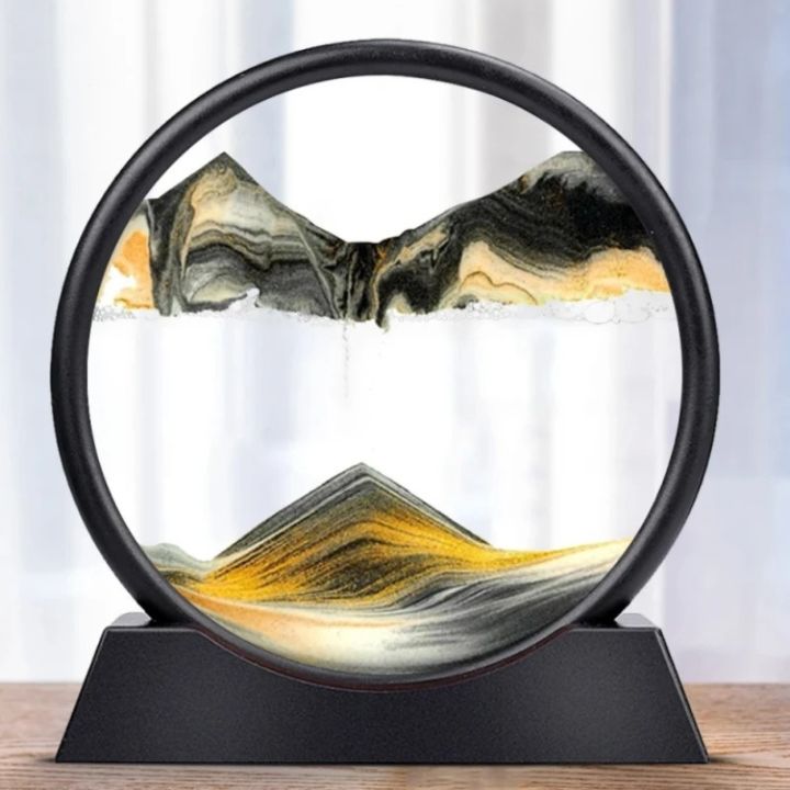 Entspannende Sandkunst im 3D-Design – Tiefsee-Kunstwerk