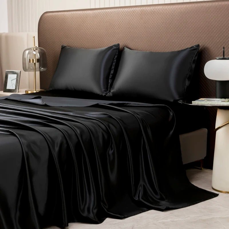 Leichtes Satin Bettwäsche Set | Kühlend und Sanft