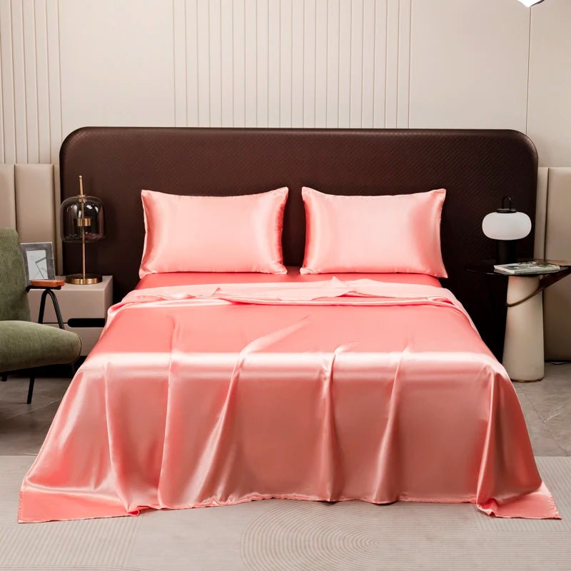 Leichtes Satin Bettwäsche Set | Kühlend und Sanft