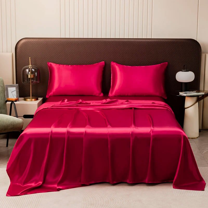 Leichtes Satin Bettwäsche Set | Kühlend und Sanft