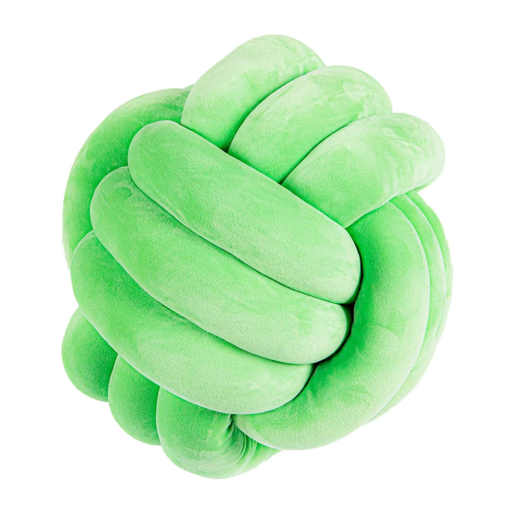 Samt Kissen mit Knoten
